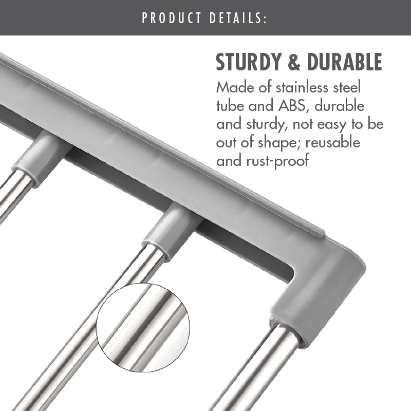 HOUZE Extendable and Adjustable Wall Hanging Radiator Airer - Large ...