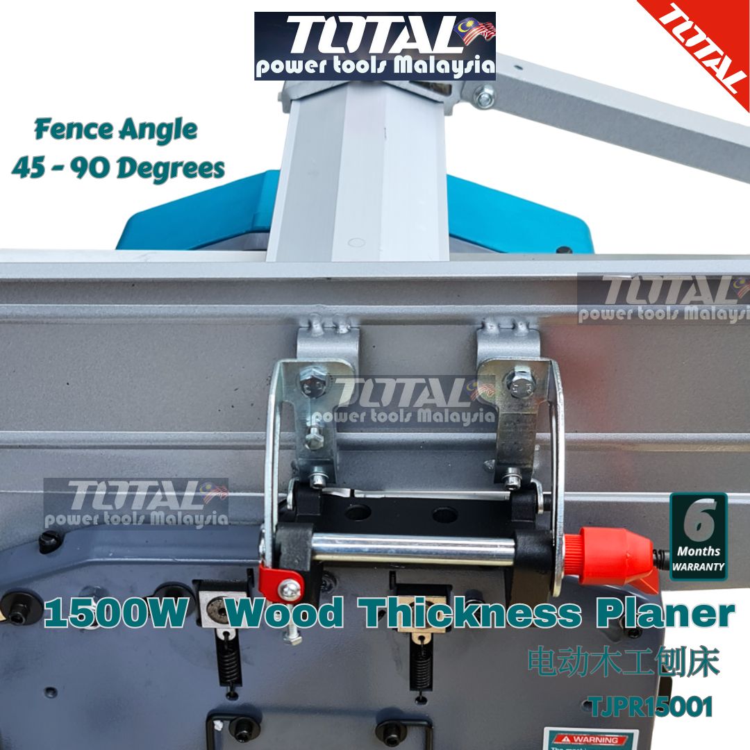 TOTAL Electric 8'' Bench Top 1500W wood thickness planer Jointer/Planer
