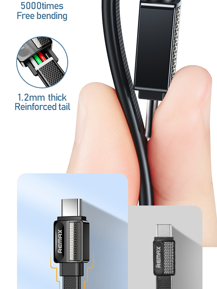 Original Remax Cable Type C Cable Fast Charging 2.4A Cable Micro USB ...