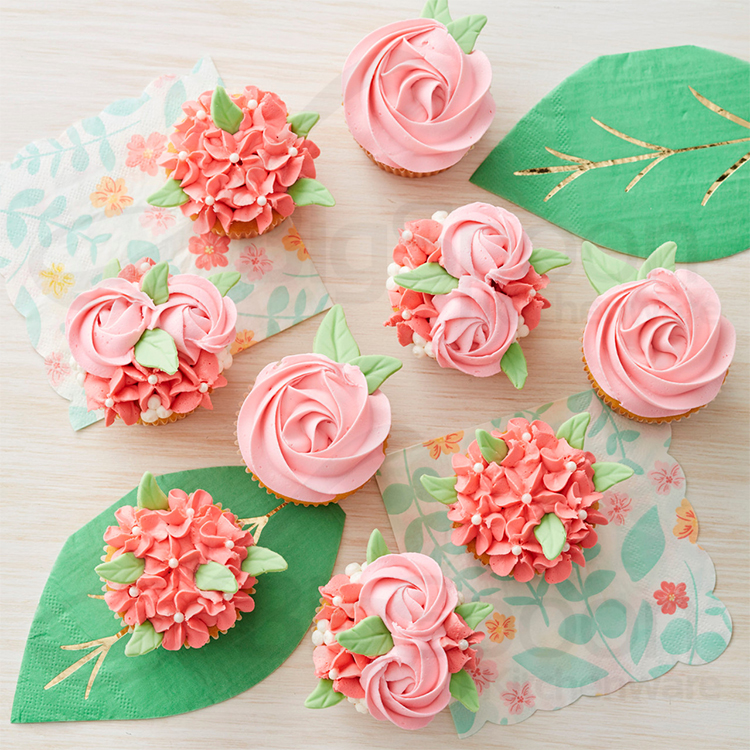 BAKECRAFT Drop Flower Icing Piping Nozzle | Stainless Steel Churros ...
