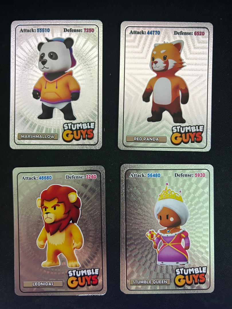 Gold Stumble Guys Card 55pcs Gold/Silver Version rare Stumble Guys ...