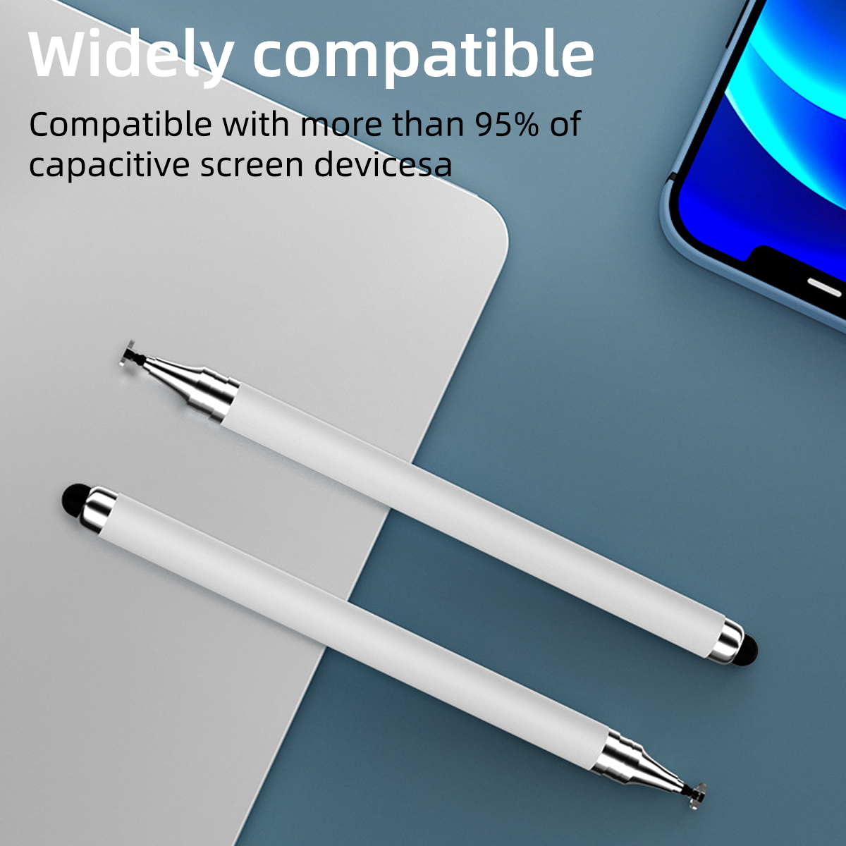2 in 1 Universal Stylus Pen for Laptop Tablet Mobile Phone Drawing ...