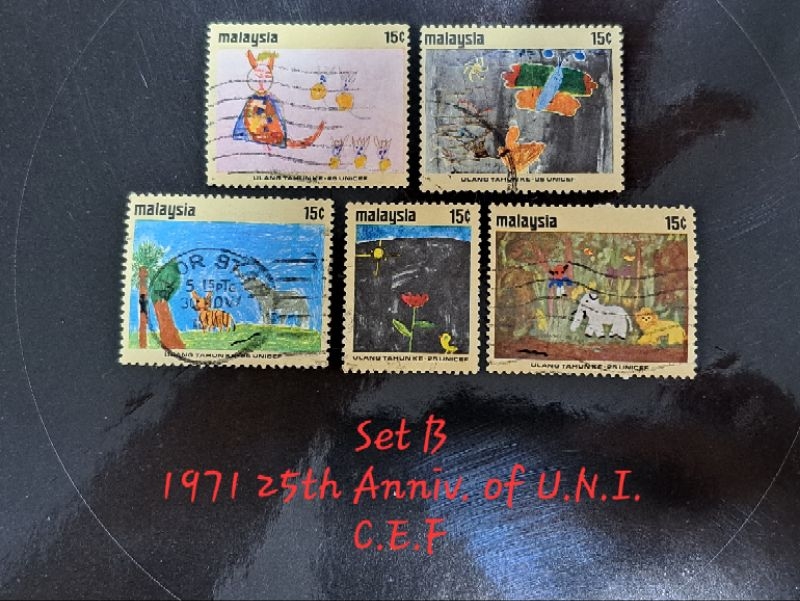 (1963 ~ 2003) Malaysia Setem Stamp Complete Sets USED | Shopee Malaysia
