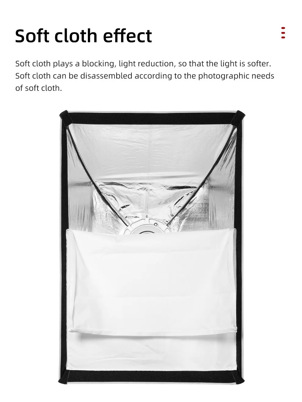 Refutuna 60x90cm 60*90cm Softbox Studio Softbox Rectangular Softbox ...