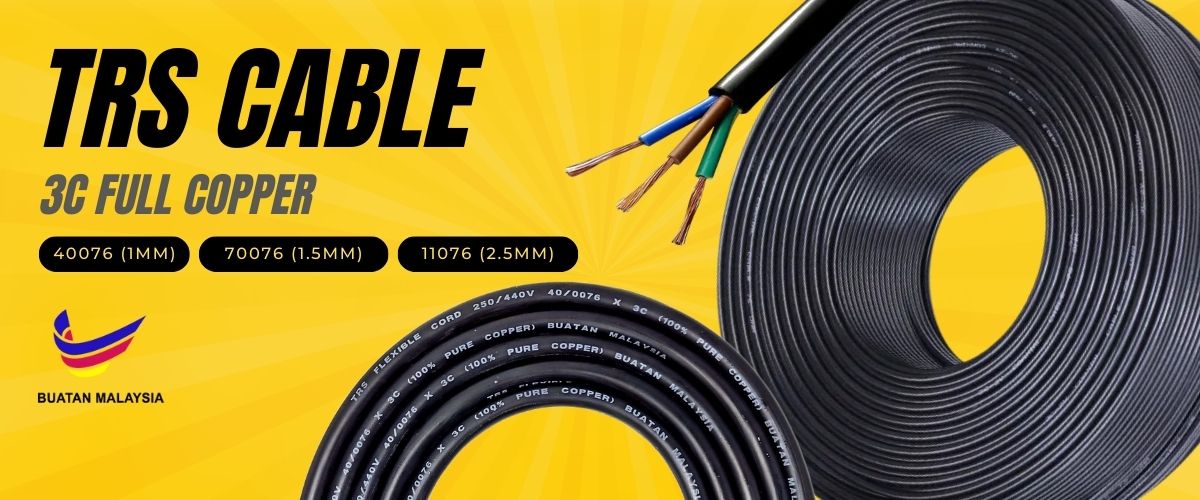 [LOOSE CUT] TRS Flexible Cable Full Copper Made In MALAYSIA 100% Pure ...