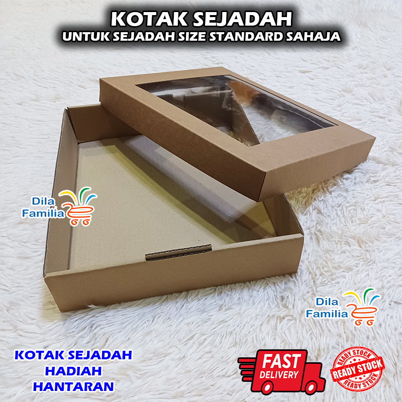 ADD ON Kotak Sejadah Beserta Reben dan Bubble Sejadah Gift Box with ...