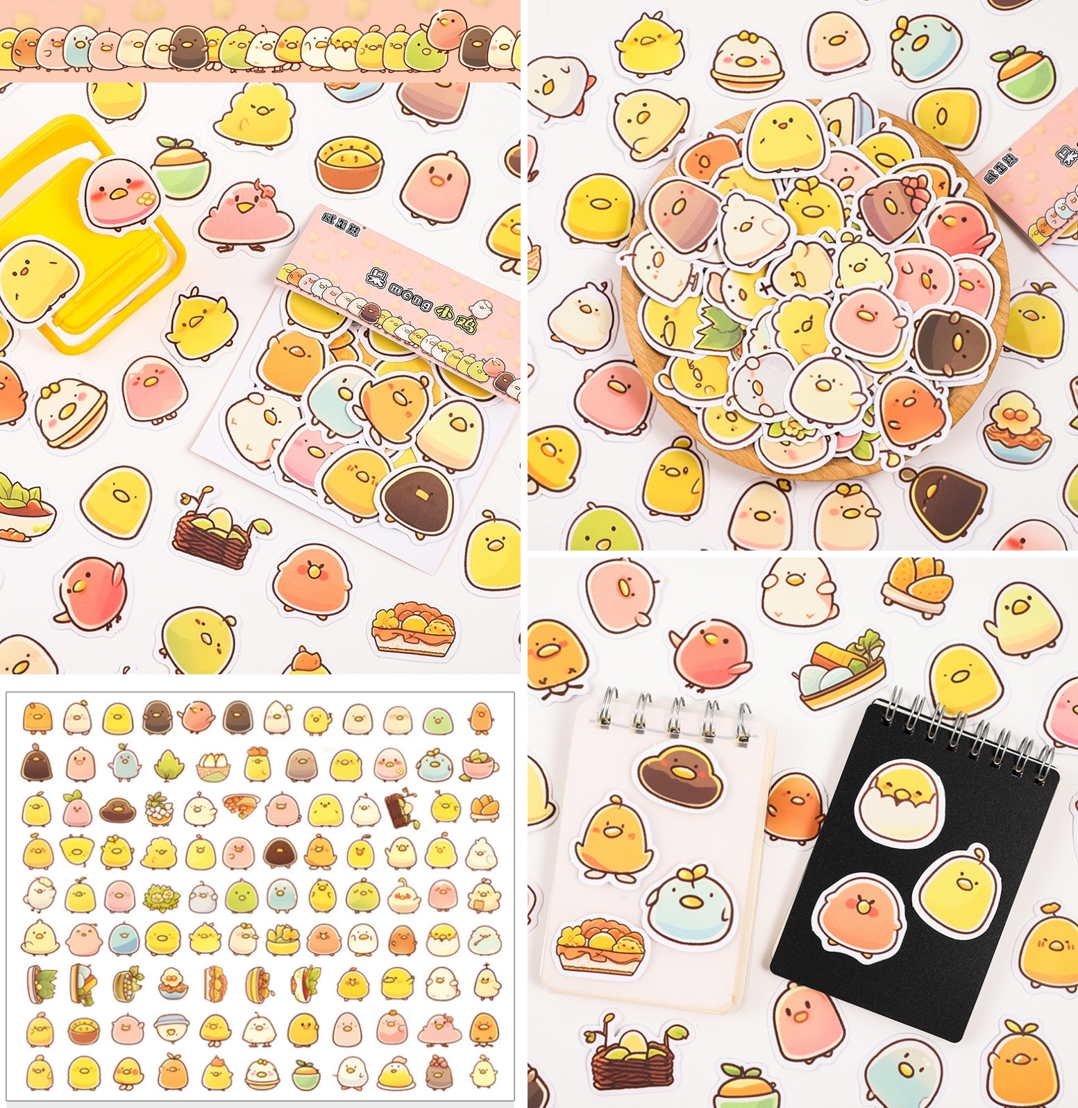 Creative Cute Cartoons Japanese Korean Style Kawaii Deco Stickers Pack ...