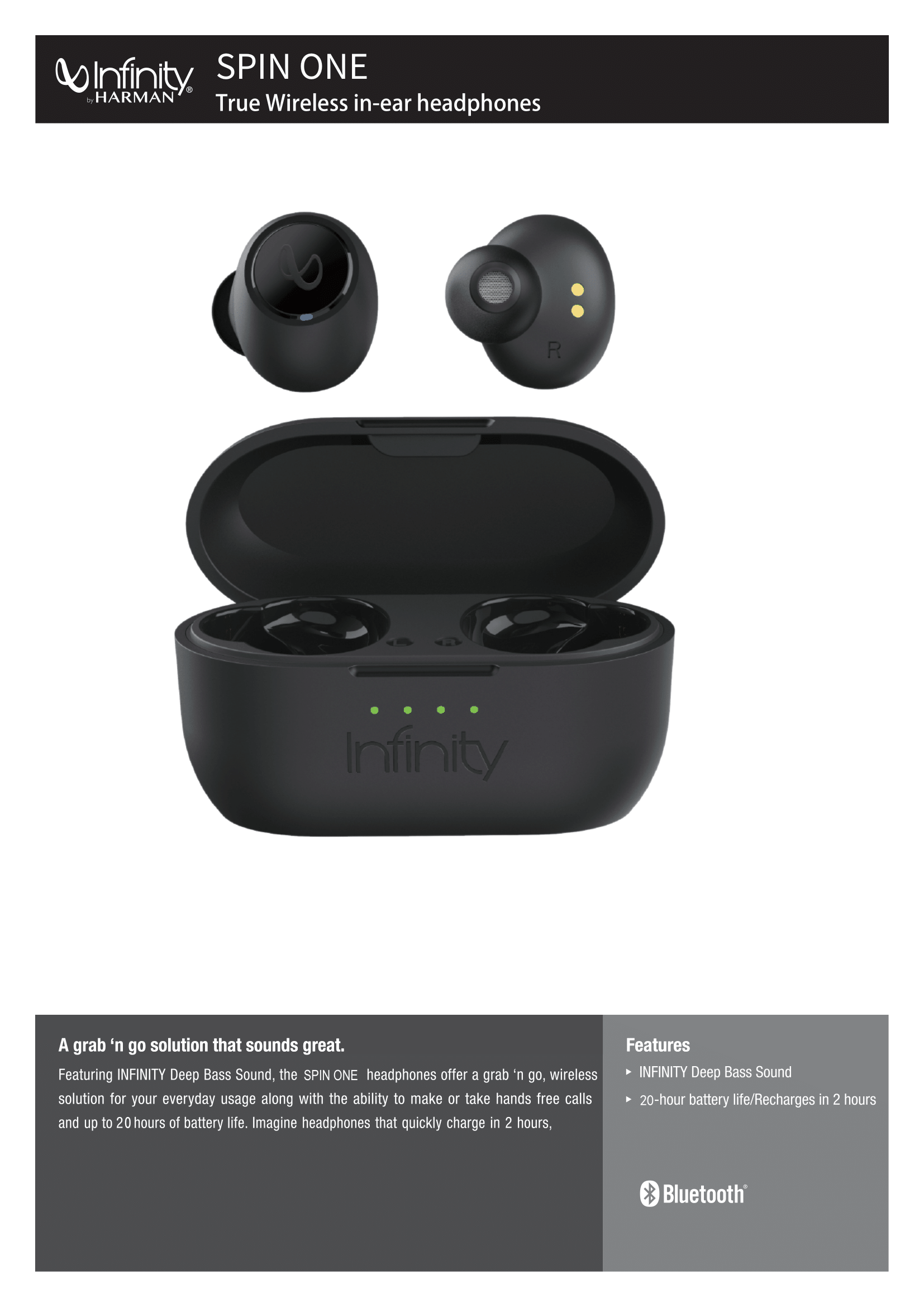 Harman Spin One Harman Infinity Bluetooth Headphone Infinity By