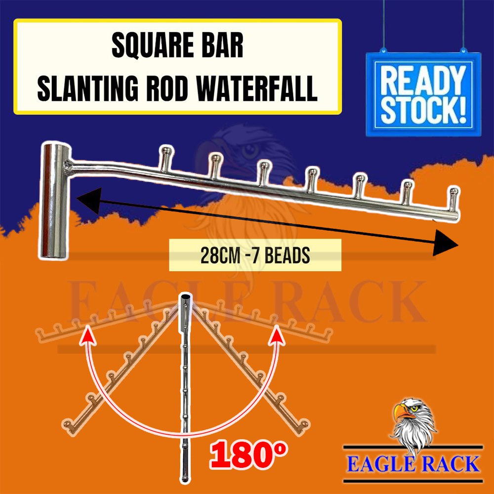 SQUARE BAR - SLANTING ROD WATERFALL | Shopee Malaysia