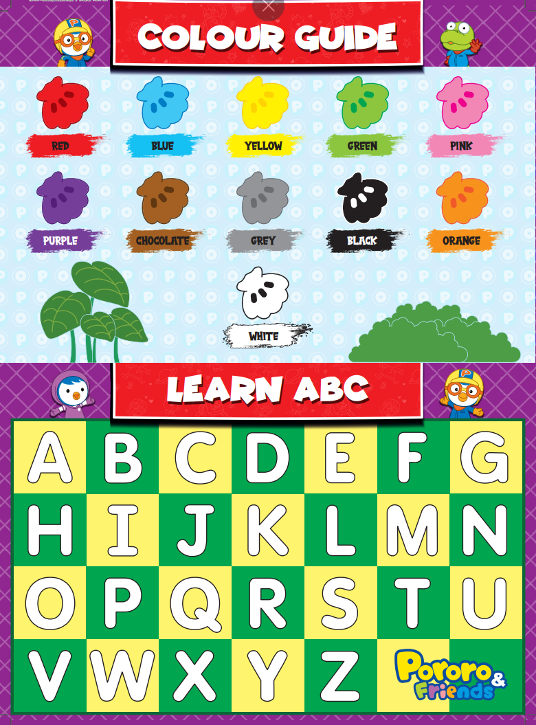 TOAD BOOK : PORORO THE LITTLE PENGUIN COLOURING BLOCK ( CBPRN ...