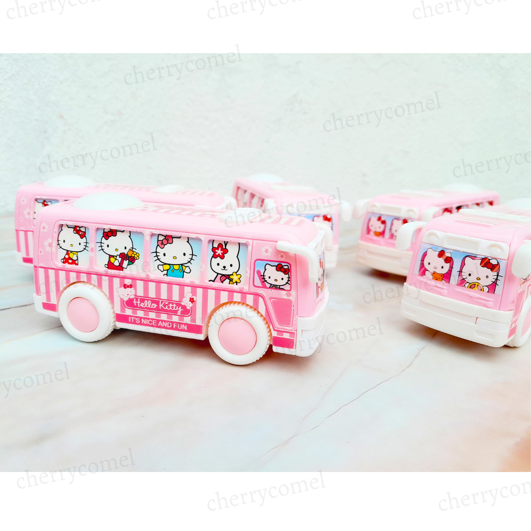 Hello Kitty Bus Toy Cute Bas Vehicle Toys Girls Toys Pink | Shopee Malaysia