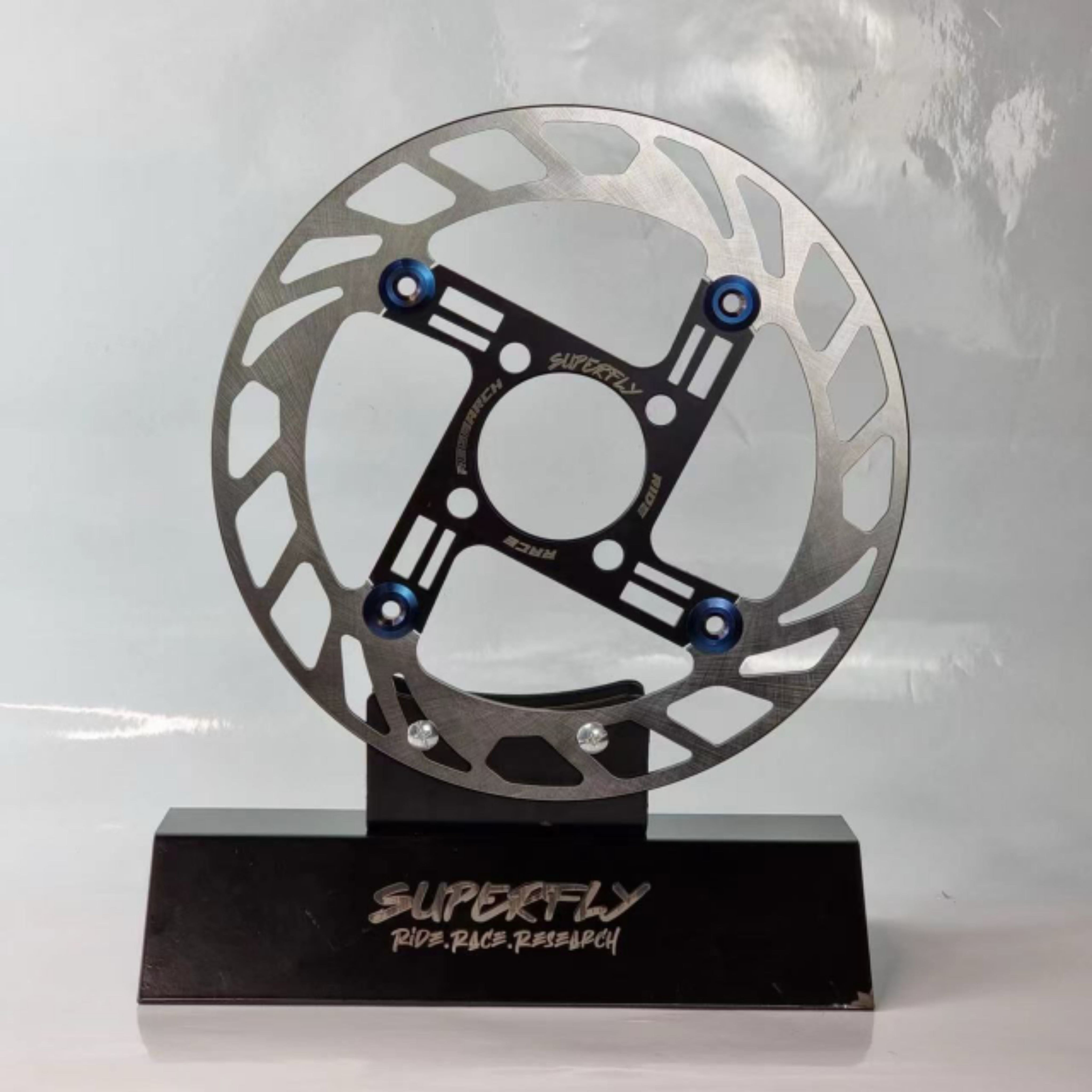 SUPERFLY PROJECT D 4 SPOKES ROTOR FLOATING DISC BRAKE PLATE Y15 Y16 ...