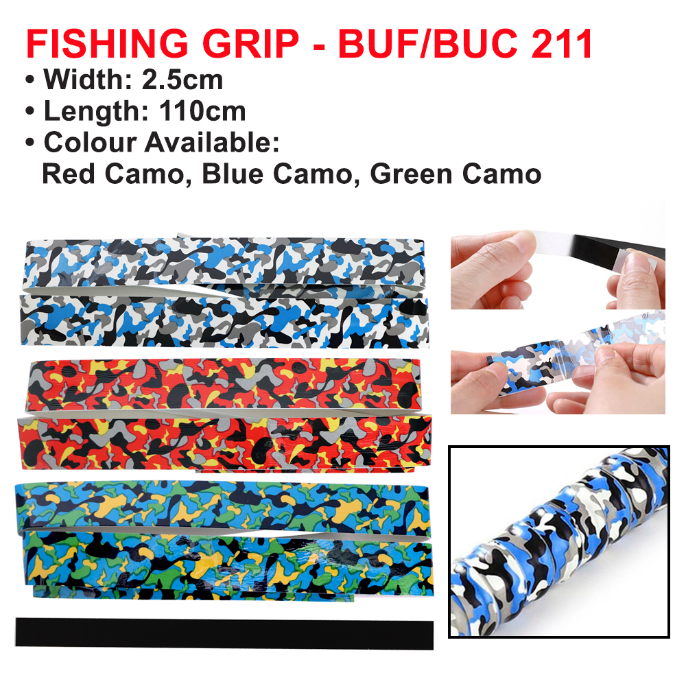 Bakau Fishing Grip BUF/BUC Fishing Rod Grip Handle Anti-Slippery Wrap  Pembalut Pemegang Joran Pancing