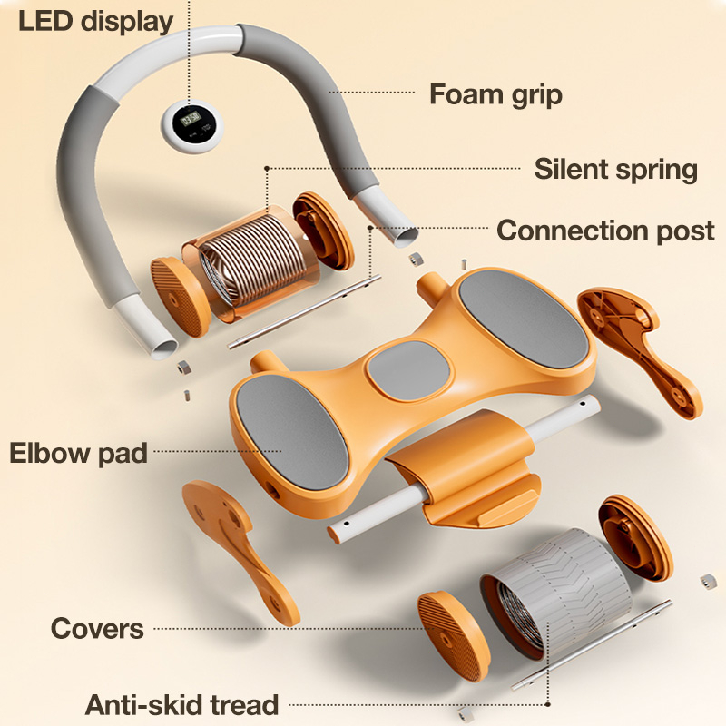 Professional Elbow Support AB Wheel Plank Roller Equipment Automatic ...
