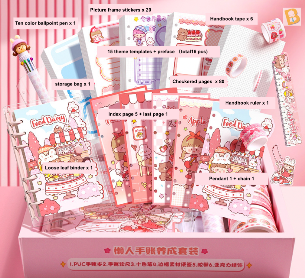 BabyBoss DIY Journal Kit & Scrapbooking Set Teens Tweens Personalized ...