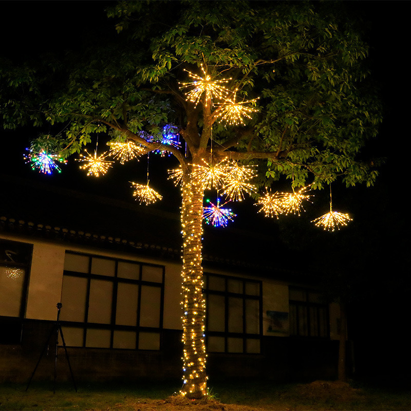 Fireworks LED Light Outdoor Waterproof Hanging Tree Light Lampu LED CNY ...