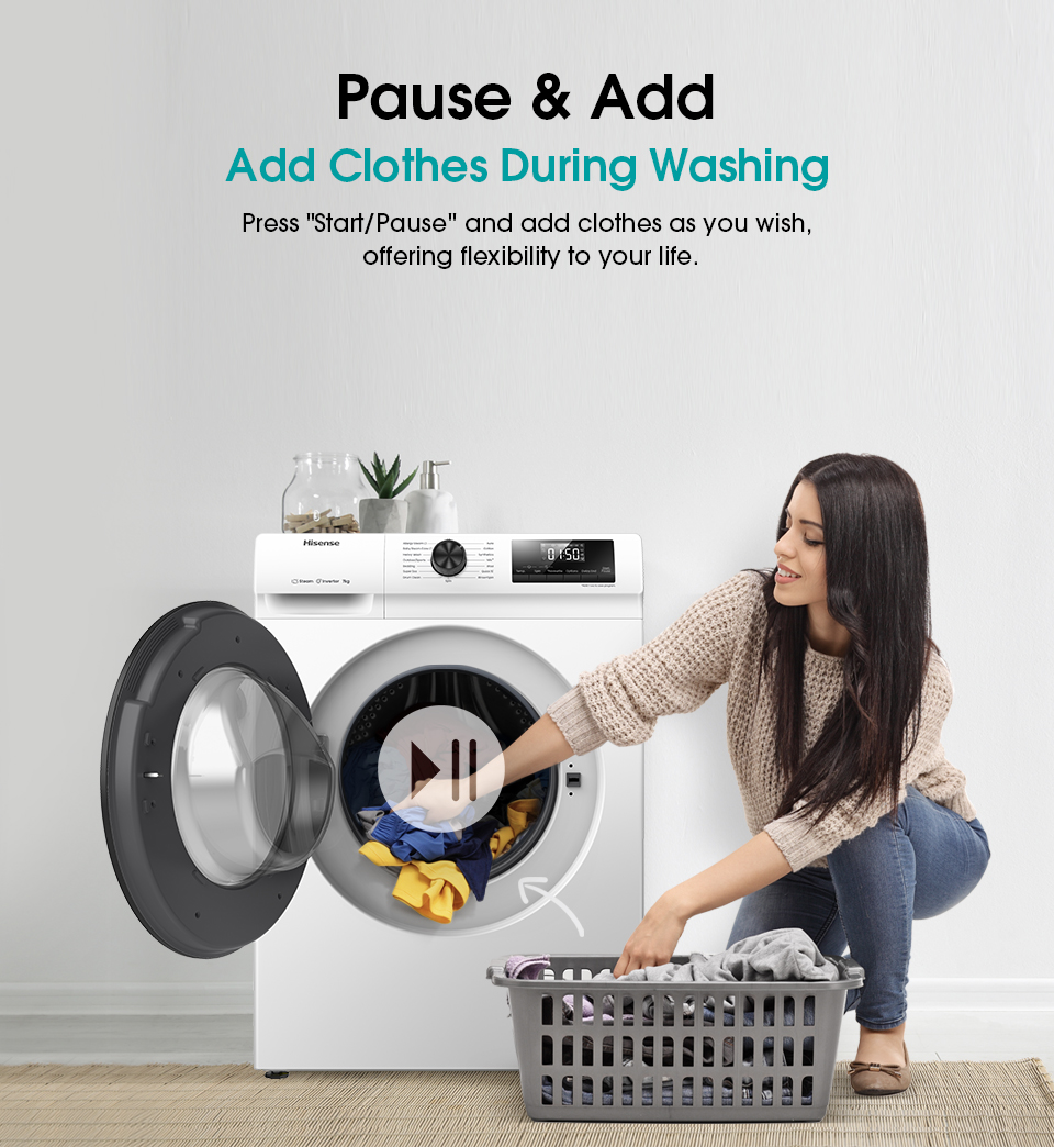 【Mid Year Sale + Free Shipping】Hisense Front Load Washing Machine 洗衣机 ...