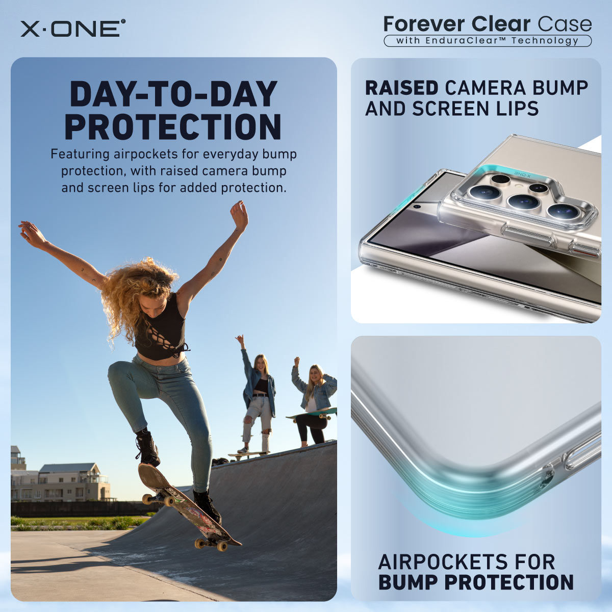 Original X-One Xone forever clear magnetic charge casing for Samsung ...
