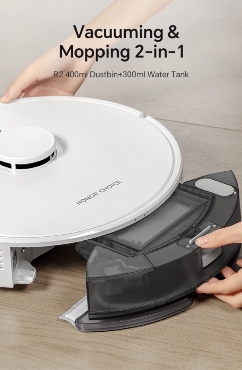 [ MY SET ] HONOR CHOICE Robot Cleaner R2 MAX 2700Pa Powerful Suction ...