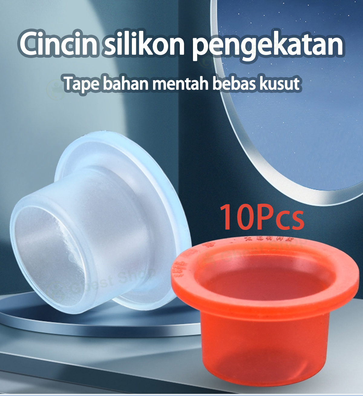 10Pcs Leak Proof Silicone Sealing Gasket Anti Aging Rubber Washer ...