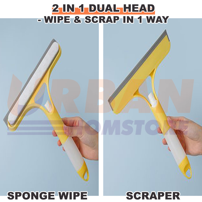 UBH 3 in 1 Window glass cleaner Window wiper squeegee Multi Spray/Wipe ...