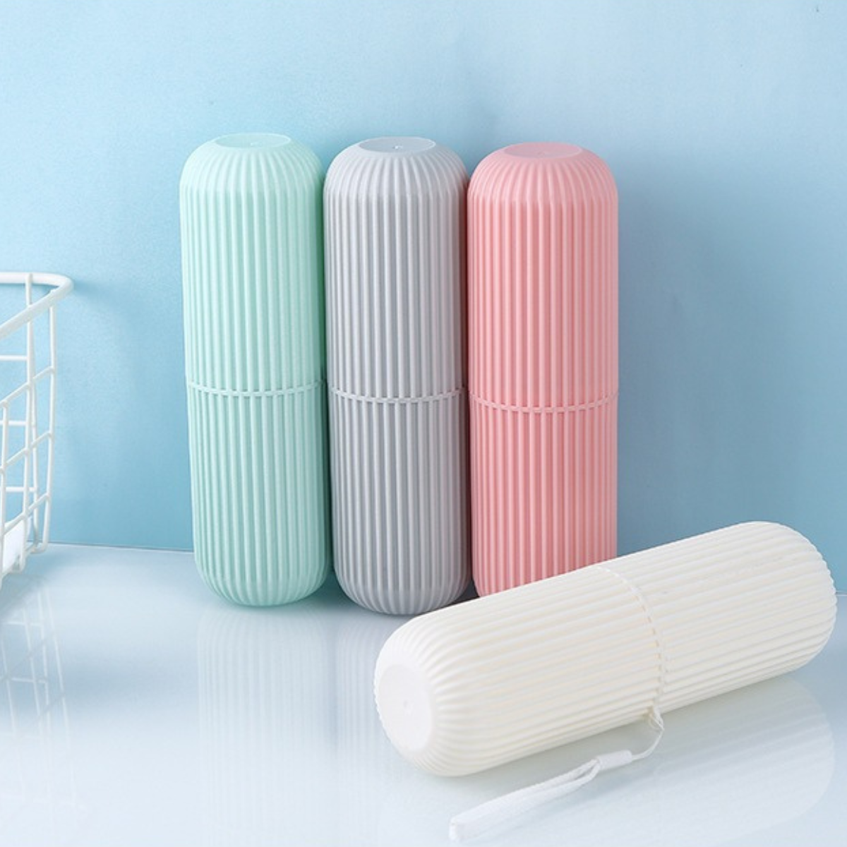 Toothbrush Case Toothpaste Holder Bekas Berus Gigi Travel Toiletries ...