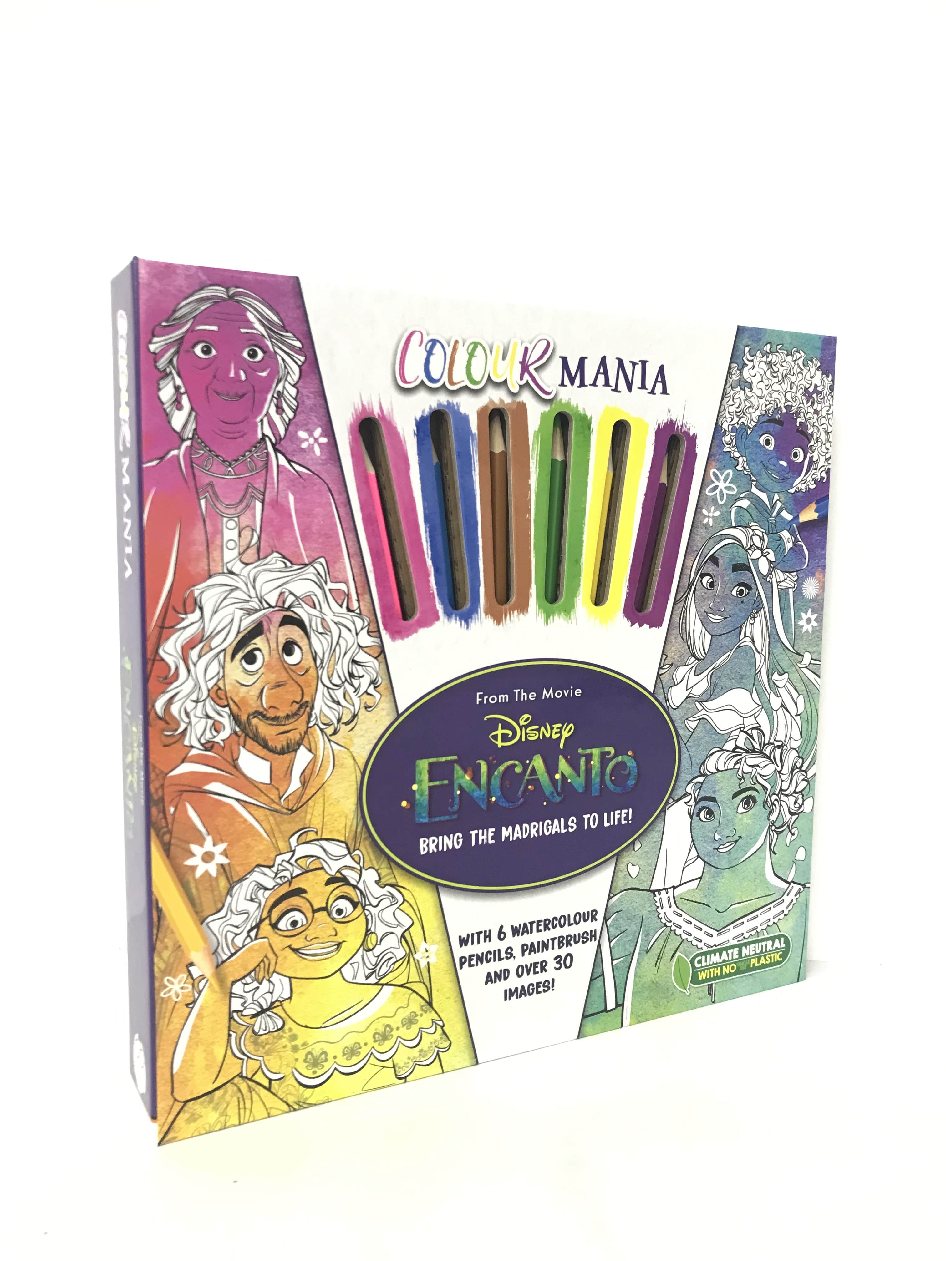 Disney Encanto Colouring Book Gift Set for Kids with Watercolour ...