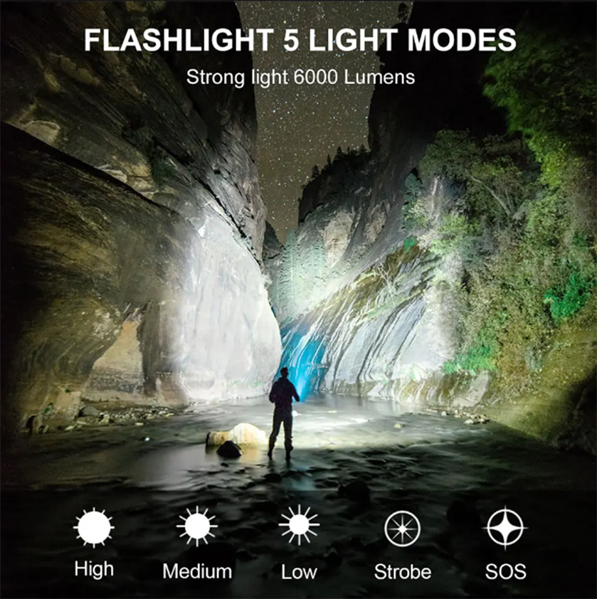 [Premium] LED Super Bright Flashlight | Camping/Cycling/Adventure ...
