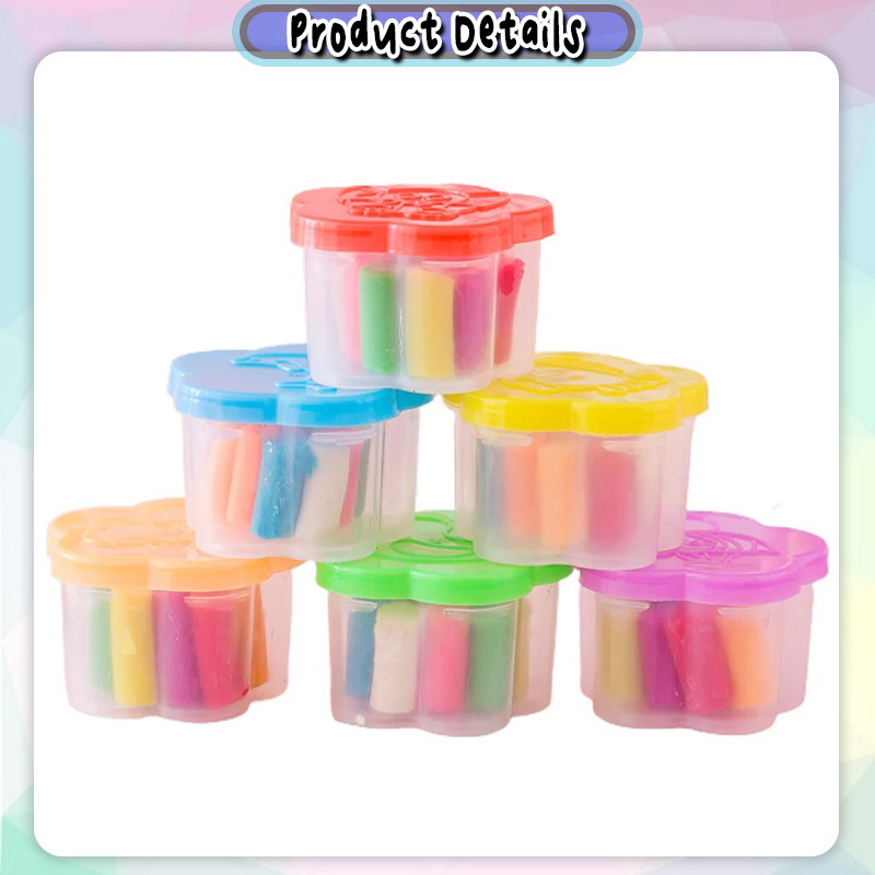 [Little B House] 12 Colour Mini Clay Set Handmade Plasticine For Kids ...