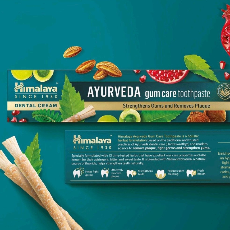 HIMALAYA Ayurveda Gum Care Toothpaste 80g / 150g Dental Cream (EXP: 09 ...