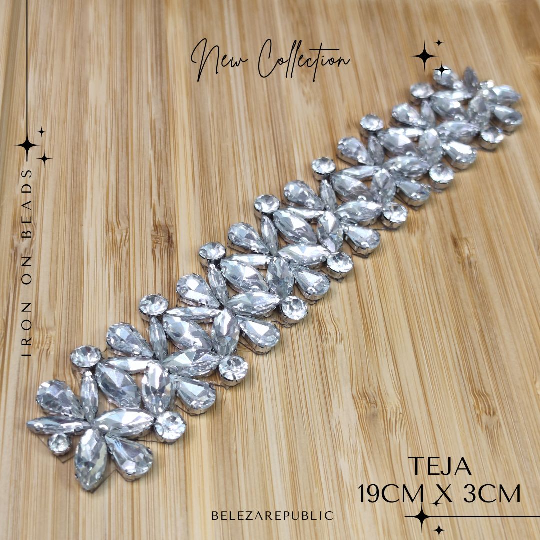 1pcs Beleza Iron on Beads Manik Tampal Pakai Seterika Tanpa Gam dan ...