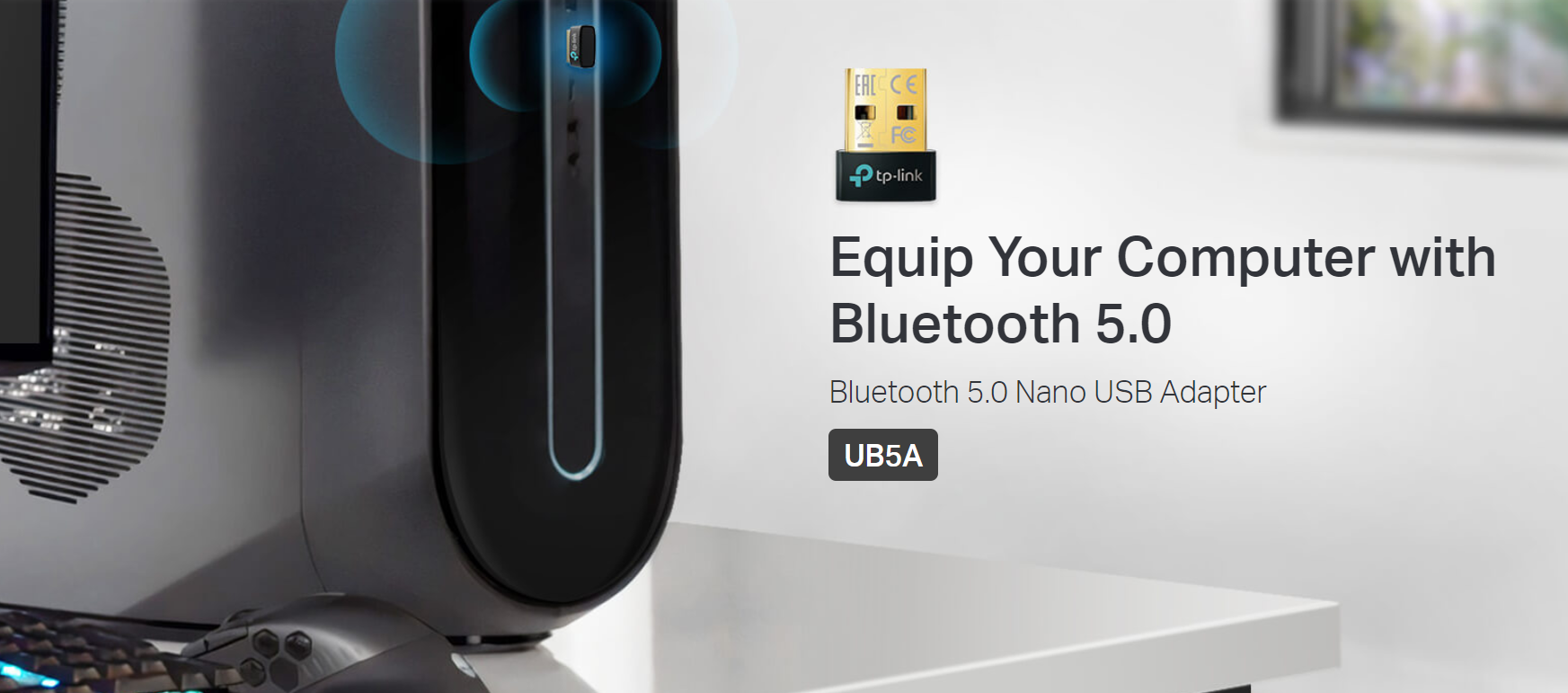 TP-Link UB5A Bluetooth 5.0 Nano USB Adapter V5 Receiver | Shopee Malaysia