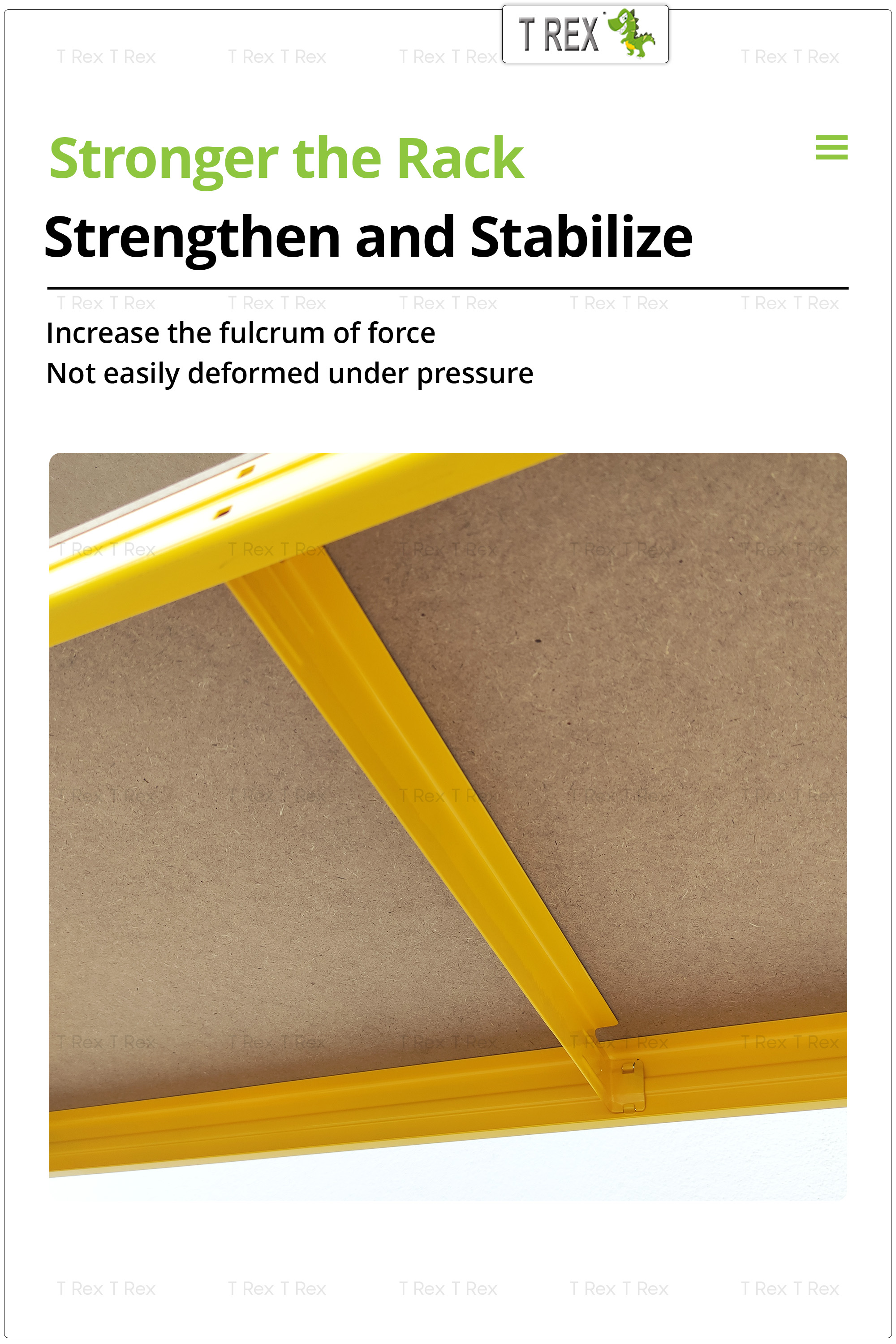 T Rex 3 Tiers Warehouse Boltless Rack / Home, Office Storage Rack ...