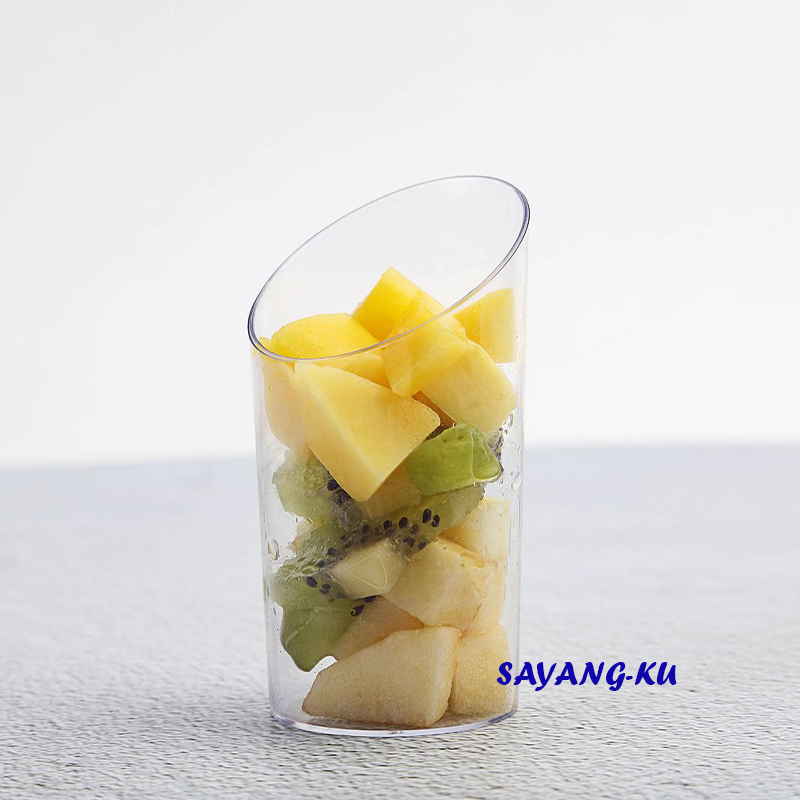 Code J105 / 80ml 10Pc Slanted Party Dessert Cup Bevel Tiramitsu Mousse ...