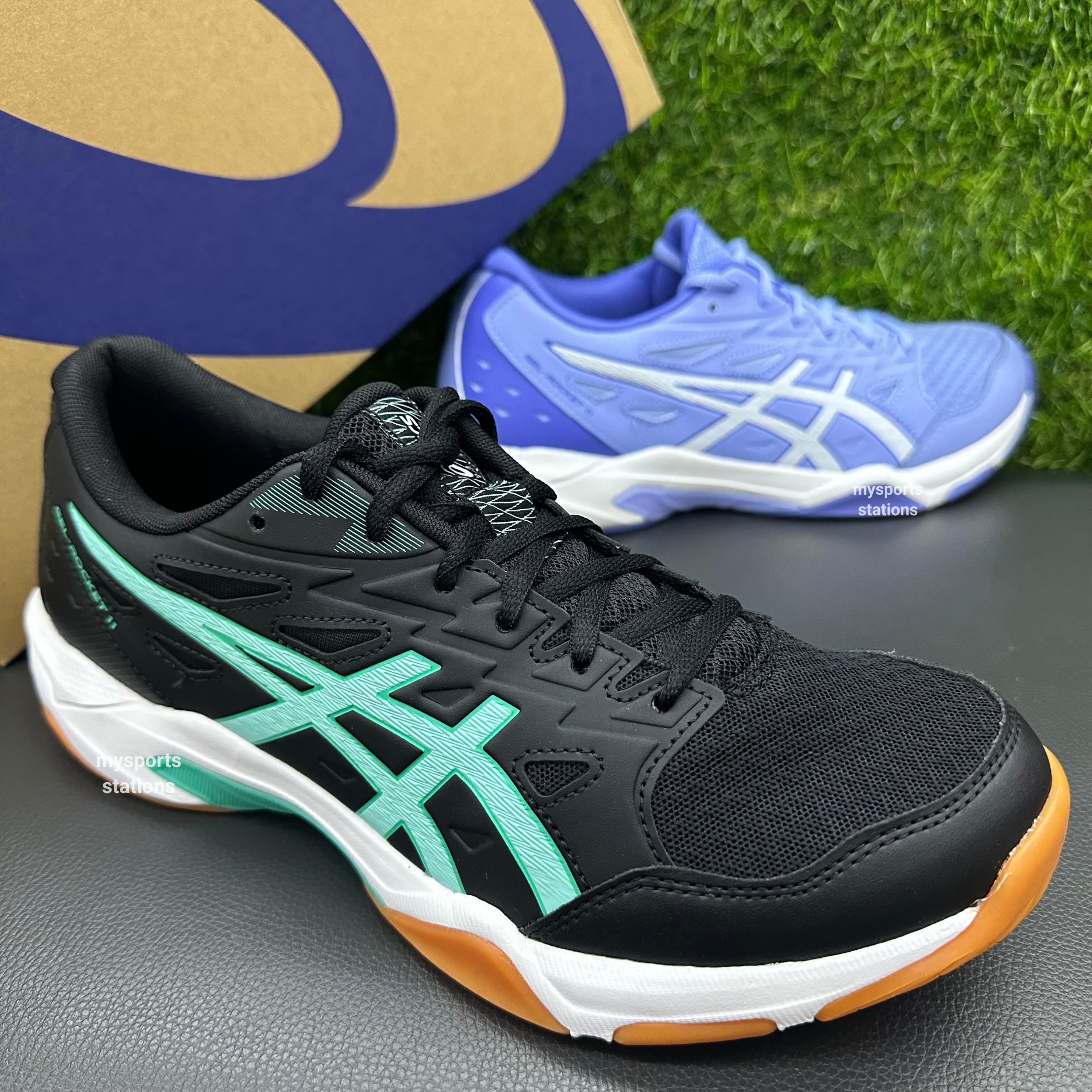 asics Womens Gel Rocket 11 1072A093 401 1072A093 003 Badminton Shoes Court Shoes Kasut Badminton 100 Original Shopee Malaysia