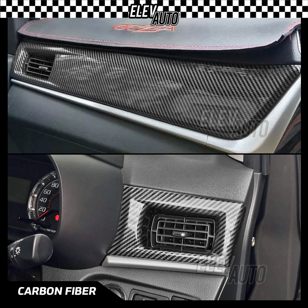 Perodua Bezza 2020-2024 Dashboard Panel Trim Side Aircond Frame Carbon ...