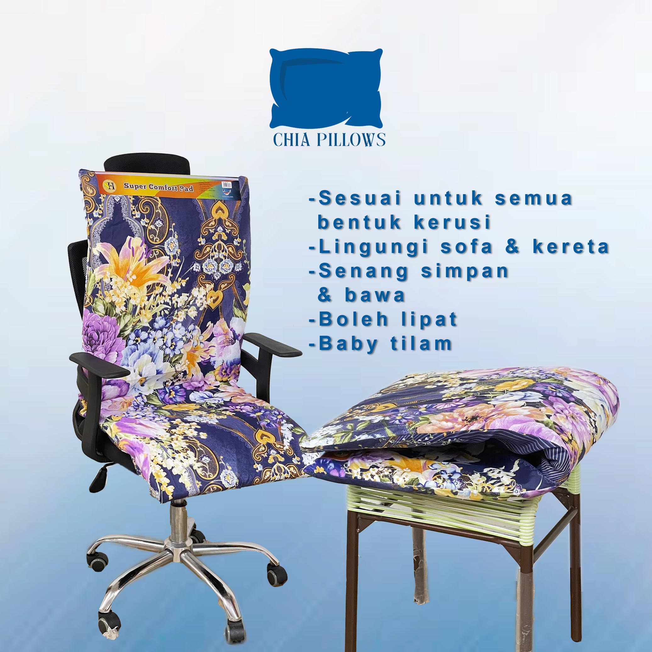 CP 120cm Kusyen Kerusi Sofa Chair Cushion Pad Foldable | Shopee Malaysia