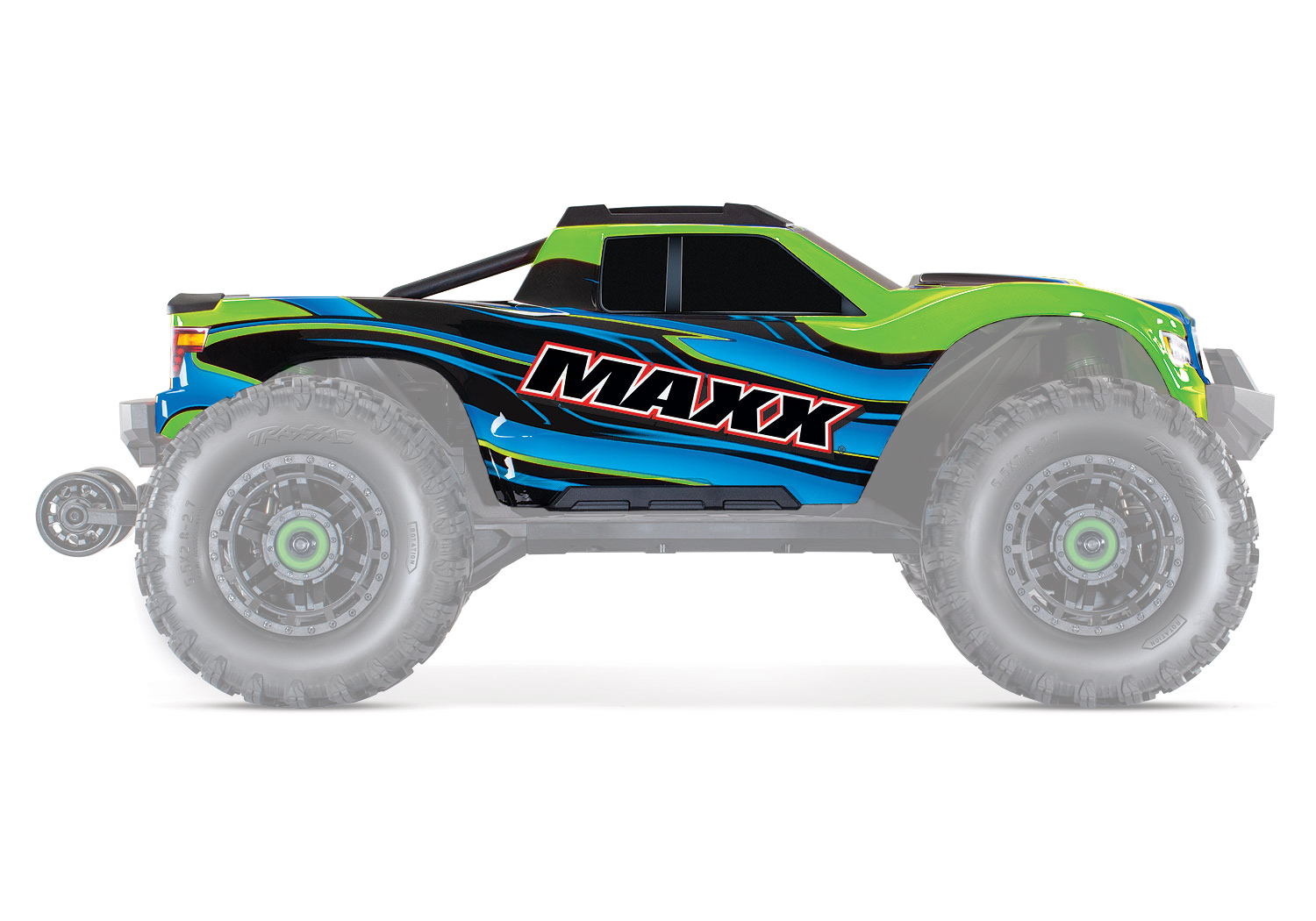 Traxxas Maxx 4s Body Shell Cover Pro Graphix Painted | Shopee Malaysia