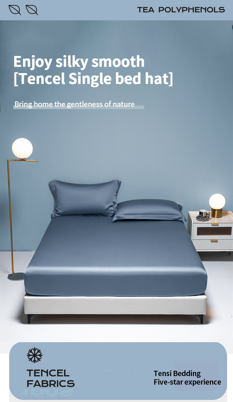 Satin Silk Fitted Sheet Topper Mattress Protector Premium Cadar Single ...