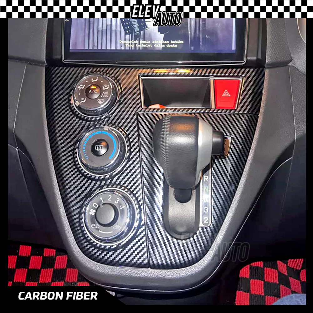 Perodua Myvi 2011-2017 Gear Shift Panel Trim Carbon Fiber Interior ...