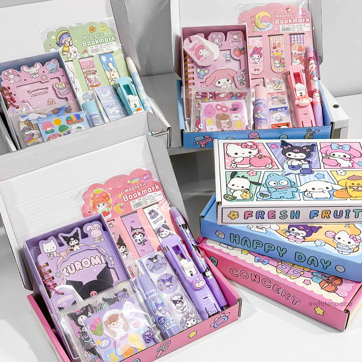 Whitespace Cute Kids Stationery Surprise Gift Box Mini Notebook Set ...