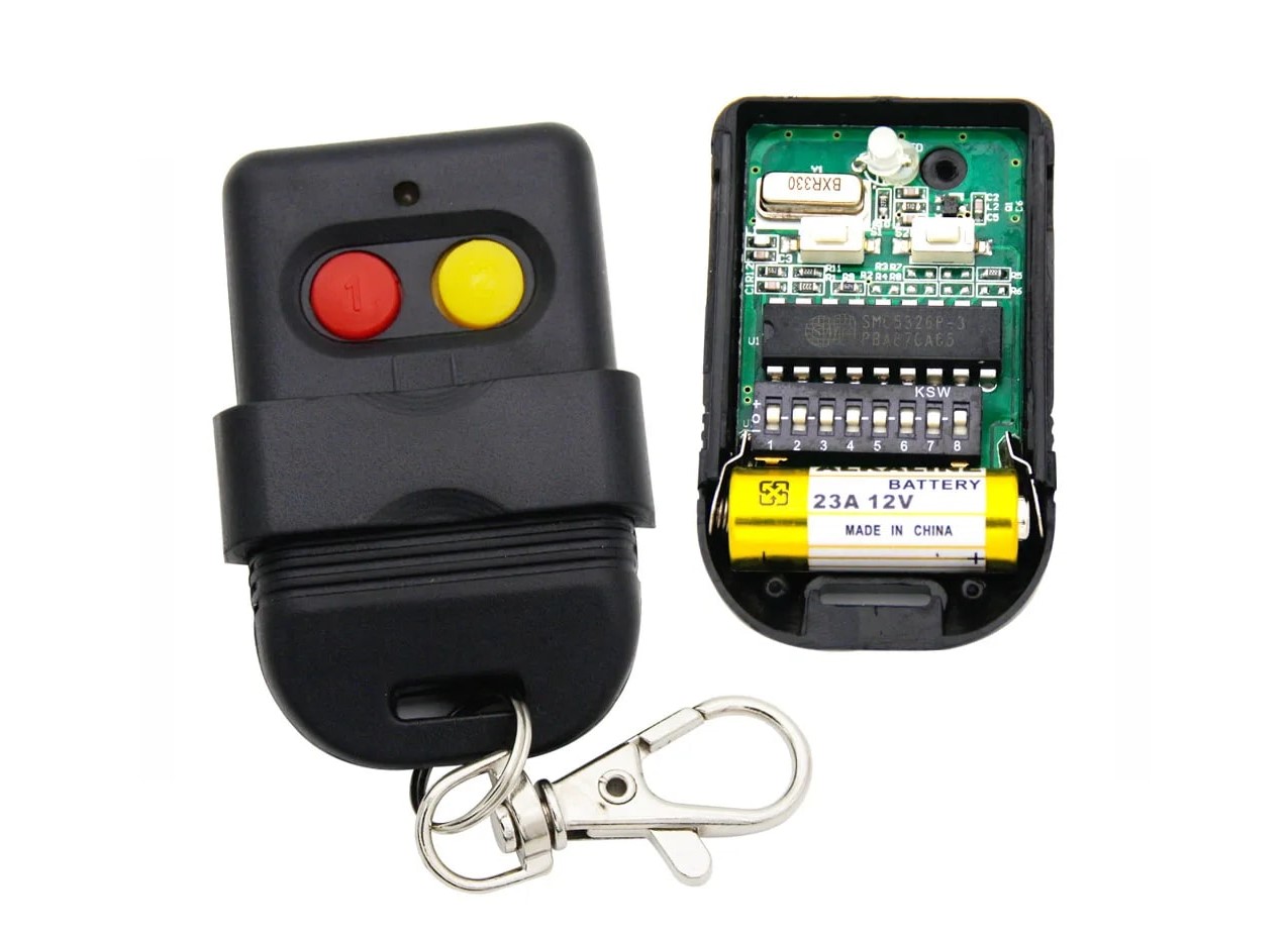 Universal DIP Switch Single Remote Control 433MHz Autogate Door Access ...