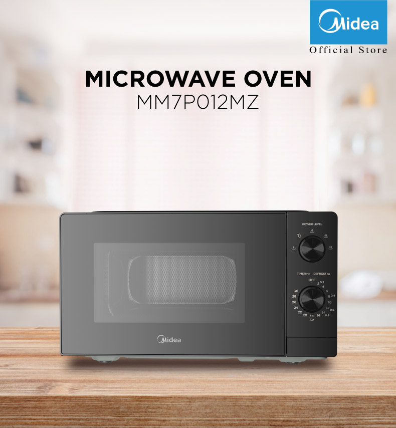 Midea MM7P012MZ 20L Inverter Microwave Oven With Knob Control Panel ...