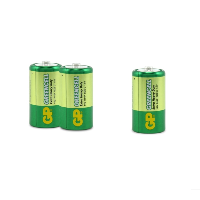GP Greencell – R14P Extra Heavy Duty C Battery Pack of 2 | Shopee Malaysia