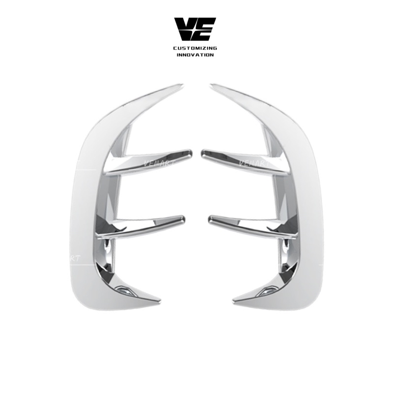 Vemart proton new saga 2022 facelift car rear bumper canard garnish ...