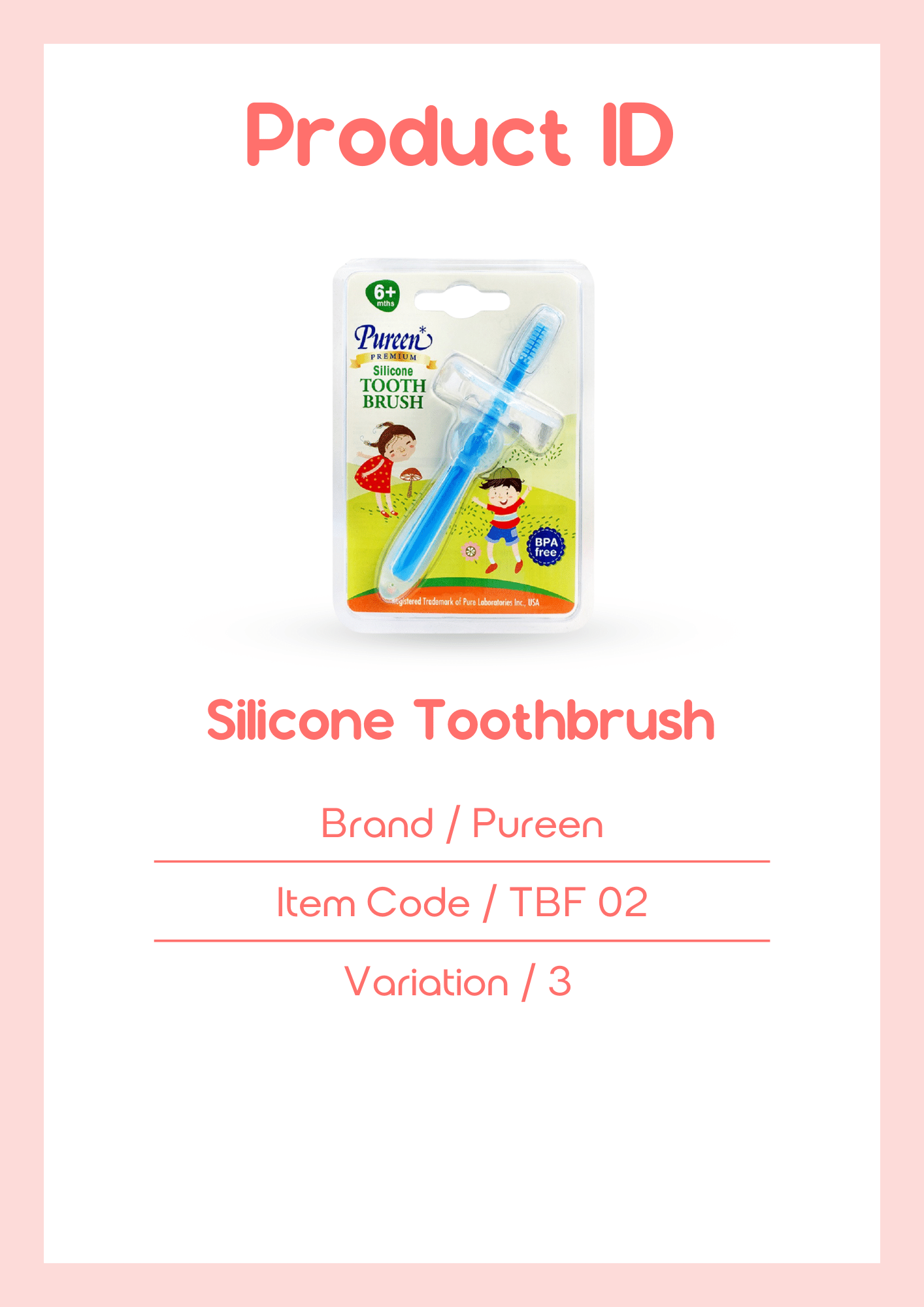 Pureen Silicone Toothbrush TBF-02 | Shopee Malaysia