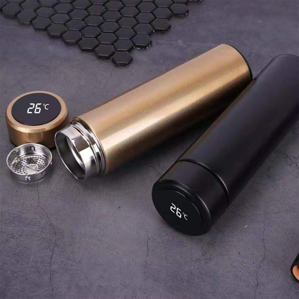 ListonX LED Temperature Display Thermos Bottle Stainless Steel 304 ...