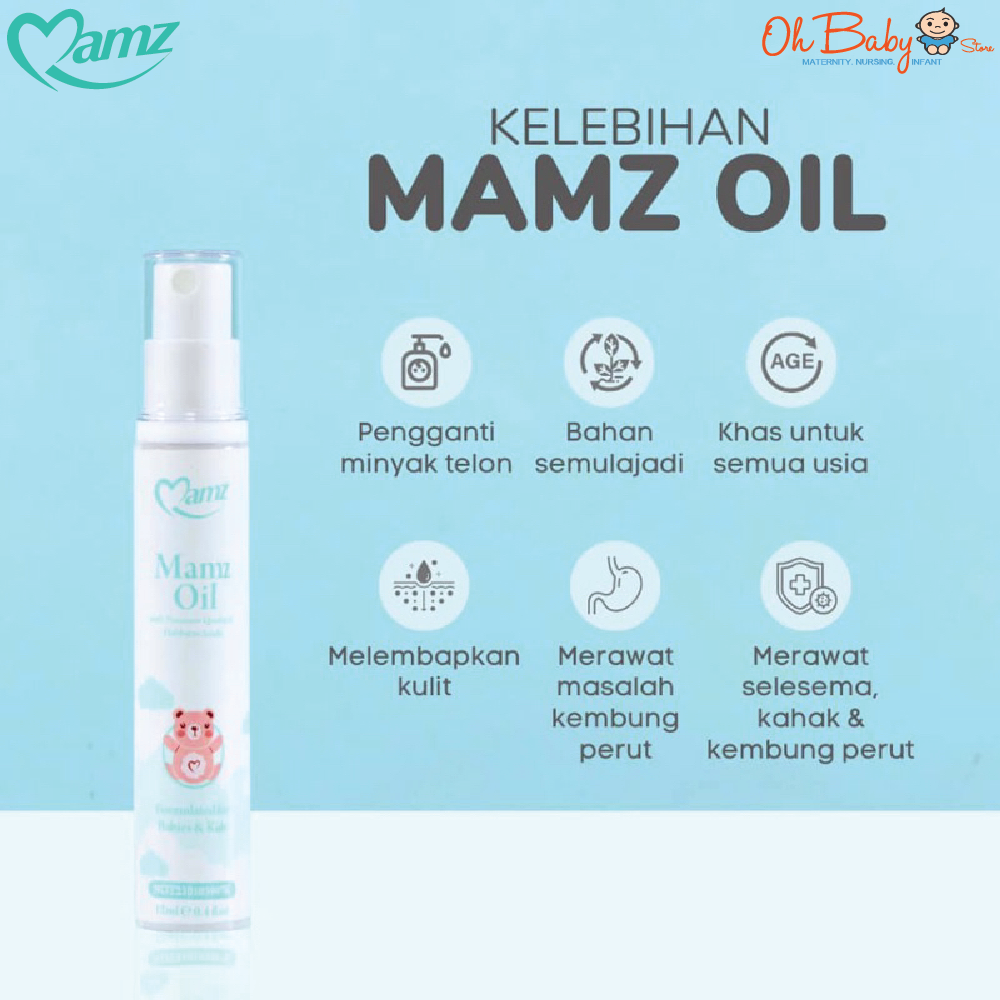 Mamz Oil Special Edition 12ml Solusi Pantas Batuk Berkahak Bayi ...