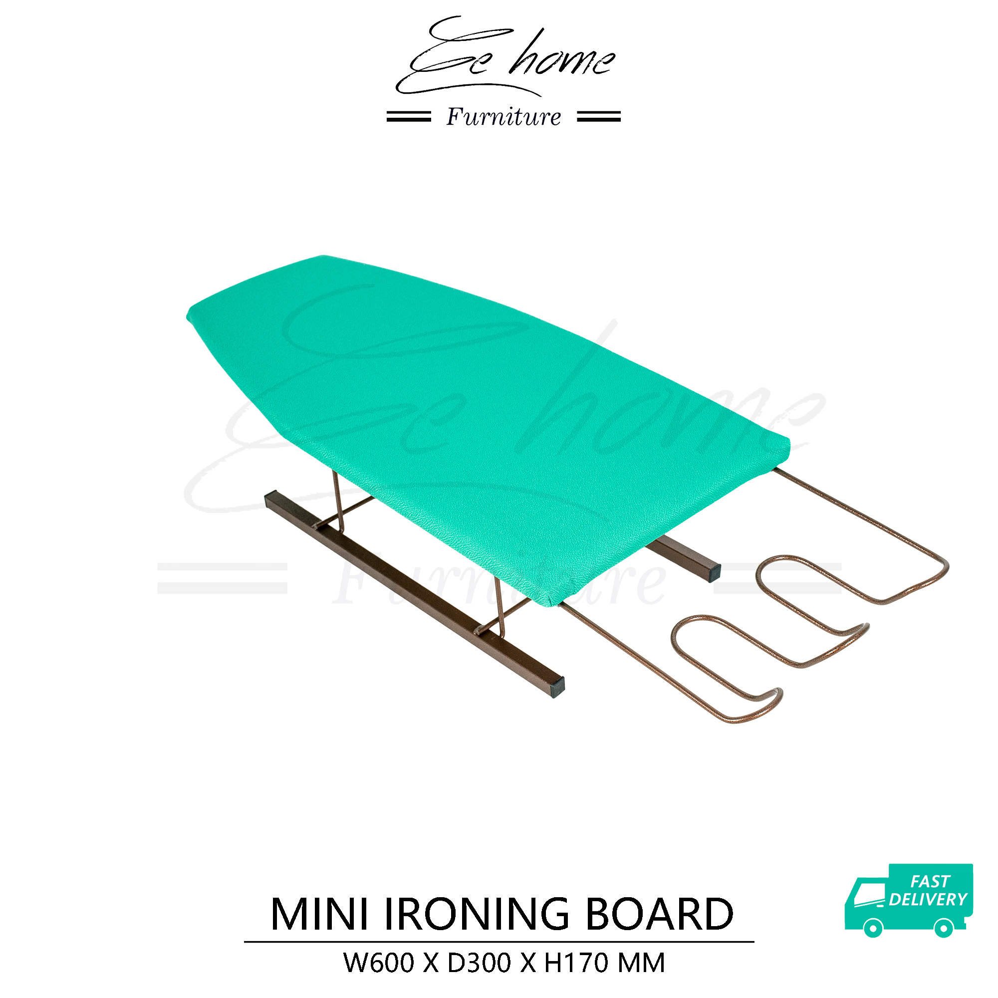 EE HOME Aster Iron Board with Storage Rack Clothes Holder With Wheel ...