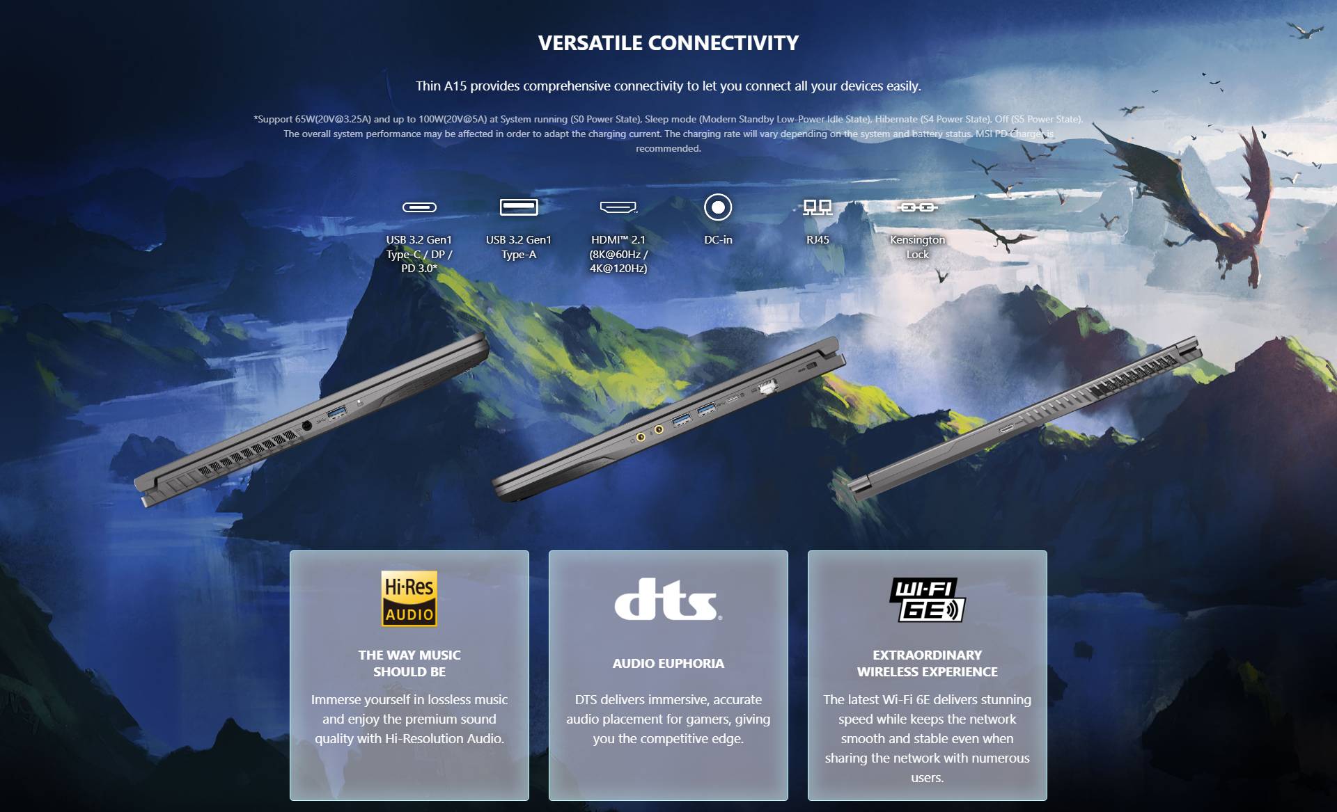 MSI Gaming Laptop Thin A15 AI B8VE288MY (RYZEN 7 8845HS/8GB OR 16GB